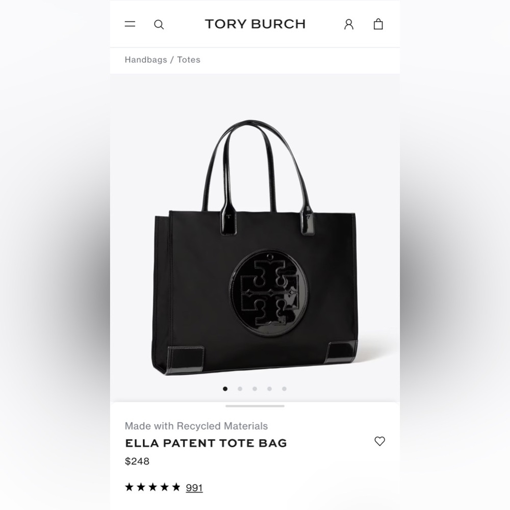 Tory Burch Ella Patent Tote